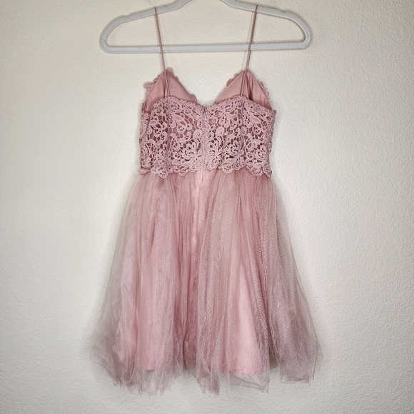 ASOS Pink Ninja Mini Ballerina Dress 4P NWT - Picture 3 of 7